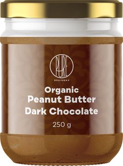 BrainMax Pure Peanut Butter Dark Chocolate (oříškový krém - arašídy, hořká čokoláda)  250 g