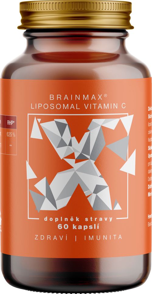 BrainMax Liposomal Vitamin C, 500 mg, 60 rastlinných kapsúl