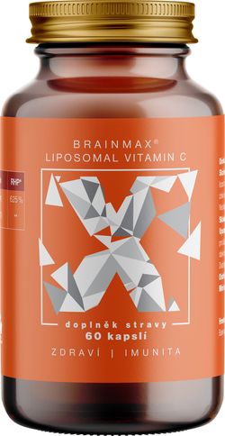 BrainMax Liposomal Vitamin C, 500 mg, 60 rastlinných kapsúl