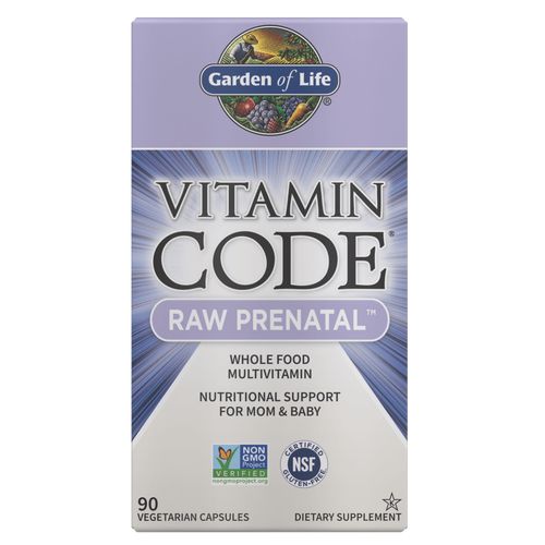 Garden of Life Vitamin Code RAW Prenatal (multivitamín pre tehotenstvo), 90 rastlinných kapsúl