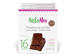 KetoMix Proteínové tyčinky s čokoládovou príchuťou 16 x 40 g