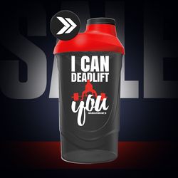 Shaker NaMaximum 600ml - I Can Deadlift You Čierna 600ml