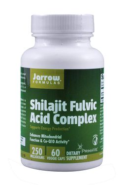 Jarrow Formulas Jarrow Shilajit Fulvic acid complex (kyselina fulvová), 60 rostlinných kapslí