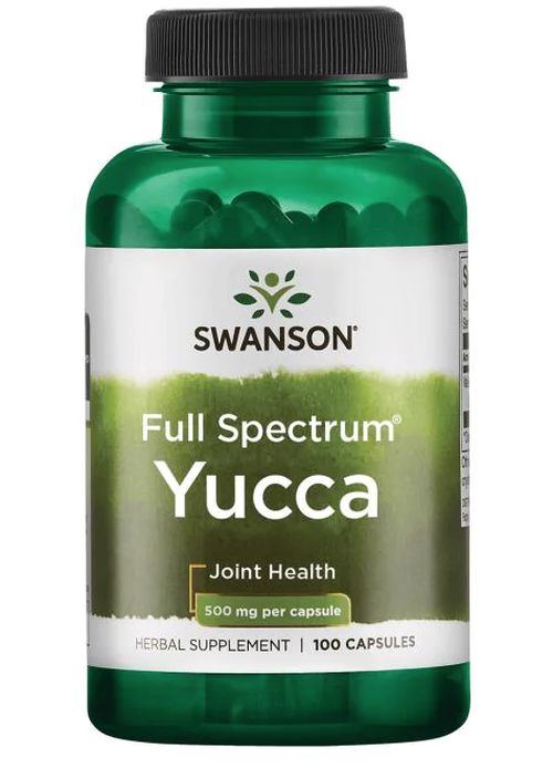 Swanson Yucca, 500 mg, 100 kapslí