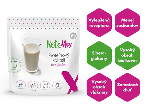 Proteínový kokteil novej generácie KetoMix 450 g (15 porcií)