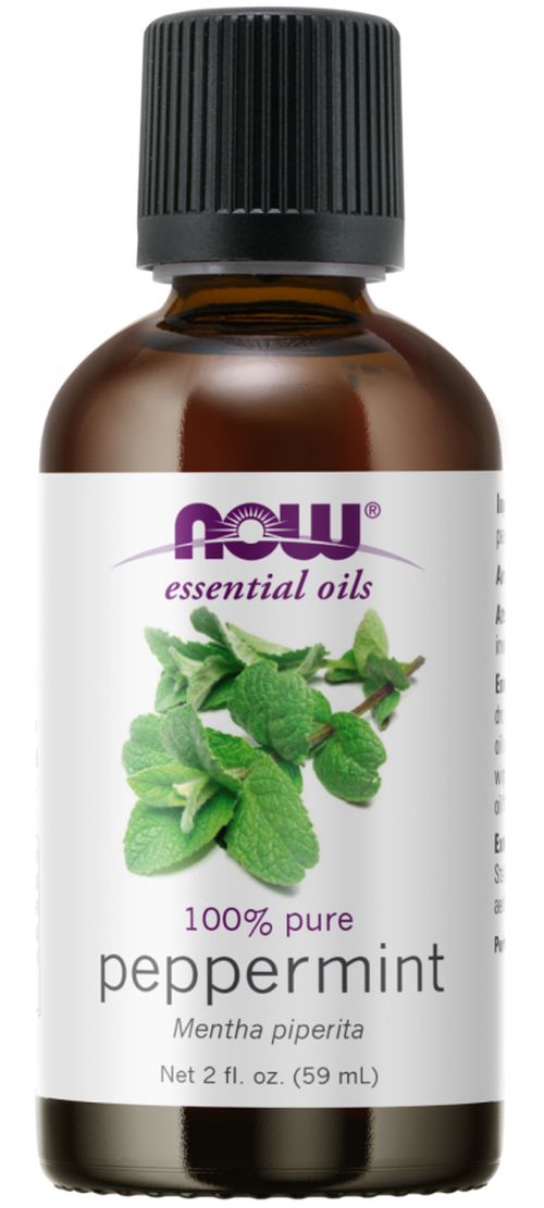 NOW® Foods NOW Essential Oil, Peppermint oil (éterický olej Máta peprná), 59 ml