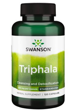 Swanson Triphala 250 mg, 120 kapslí