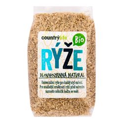 CountryLife - ryža dlhozrnná natural BIO, 500 g *cz-bio-001 certifikát