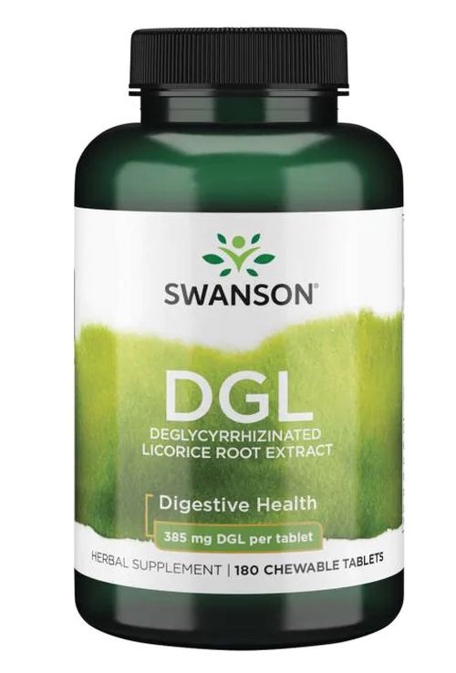 Swanson DGL (deglycyrrhizinovaná lékořice) 385 mg, 180 žvýkacích tablet