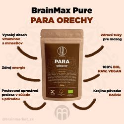 BrainMax Pure Para ořechy, 100g *CZ-BIO-001 certifikát