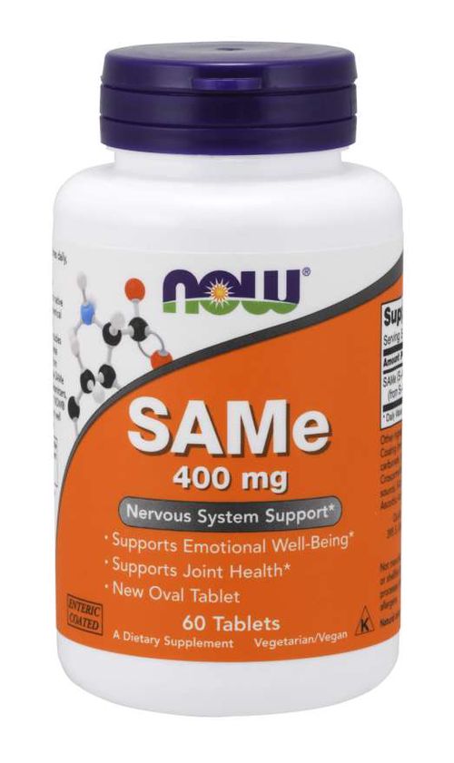 NOW® Foods NOW SAMe (S-adenosylmethionin), 400 mg, 60 tablet