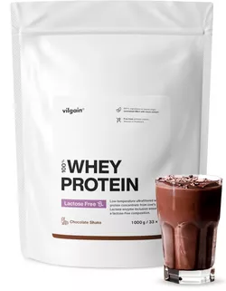 Vilgain Lactose Free Whey Protein Čokoládový šejk 1000 g