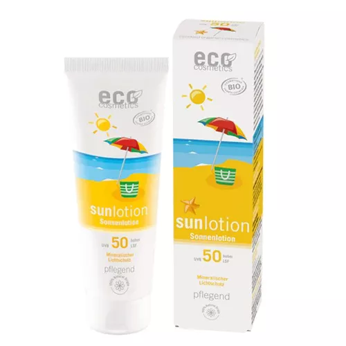 Eco Cosmetics Opaľovacie mlieko SPF 50 BIO 125 ml