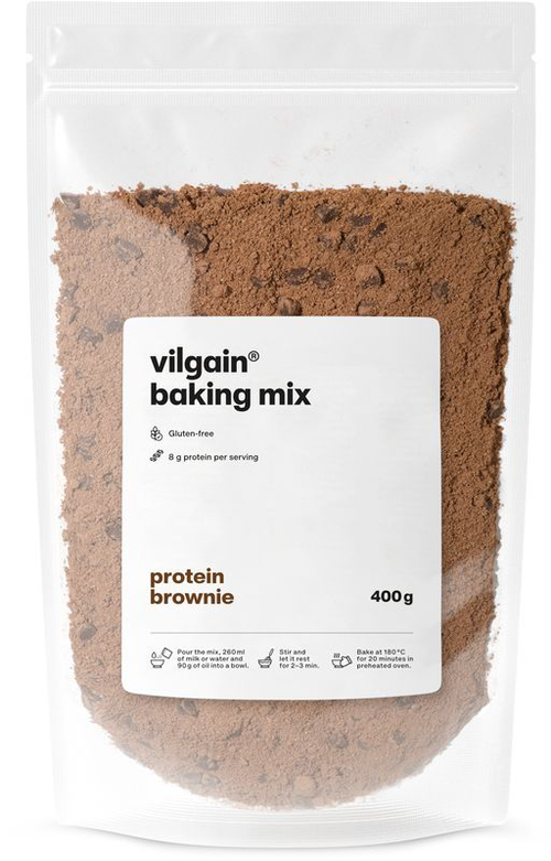 Vilgain Zmes na proteínové brownies – 400 g