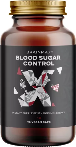 BrainMax Blood Sugar Control, 90 rastlinných kapsúl