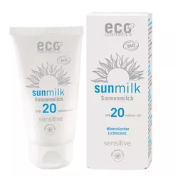 Eco Cosmetics Opaľovacie mlieko SPF 20 Sensitive BIO 75 ml