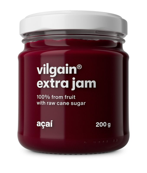 Vilgain Extra džem – Acai s trstinovým cukrom 200 g