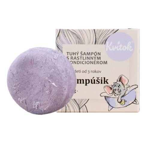 Kvitok Tuhý šampón pre deti Šampúšik 25g