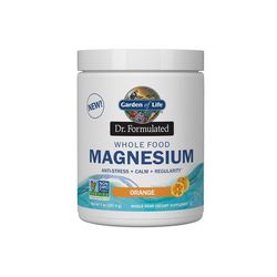 Garden of Life - Dr. Formulated Whole Food Magnesium (pomaranč), 197 g