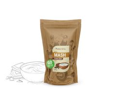 Protein&Co. Keto mash - proteínová diétna kaša Váha: 600 g, Príchut´: Čokoláda
