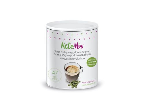 KetoMix Instantná káva na podporu chudnutia s príchuťou zelenej kávy (47 porcií)