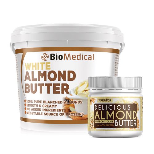 White Almond Butter – maslo z lúpaných mandlí Natural 1kg