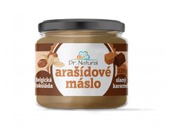 Dr. Natural Arašidové maslo s belgickou čokoládou a slaným karamelom 220g