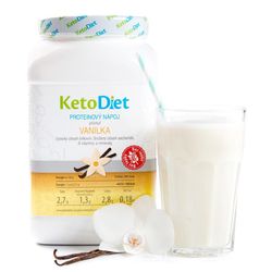 Keto nápoj s príchuťou vanilky na 1 týždeň (35 porcií) - KetoDiet - 100% keto diéta