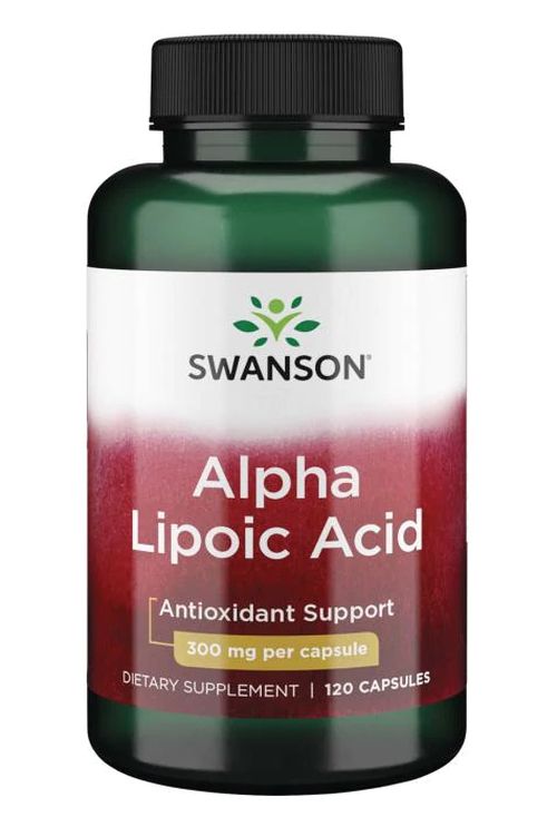 Swanson Acide Alpha-Lipoïque 300mg - 120 Gélules, Antioxydant Puissant, Bien-être Général