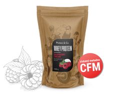 Protein&Co. CFM Whey protein 80 1000 g Príchut´: Raspberry cream