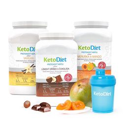 3-týždňové keto nápoje MEDIUM 1. krok - 100% keto diéta