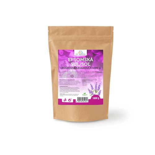 Dr. Natural Epsomská soľ levanduľa 1000g