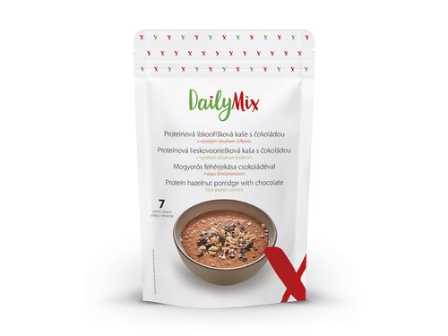 DailyMix Proteínová lieskovooriešková kaša s čokoládou (7 porcií)