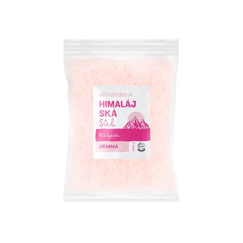 Allnature Himalájska soľ - ružová jemná 1kg