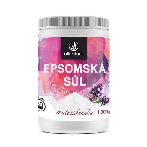 Allnature Epsomská soľ - materina dúška 1000 g