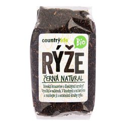 CountryLife - ryža čierna natural BIO, 500 g *cz-bio-001 certifikát