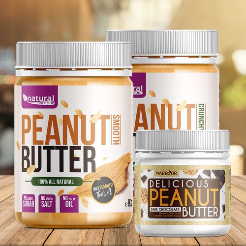 Peanut Butter - Arašidové maslo Crunchy 1kg