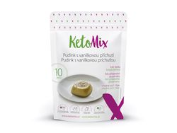 KetoMix Proteínový puding s vanilkovou príchuťou (10 porcií) 300 g