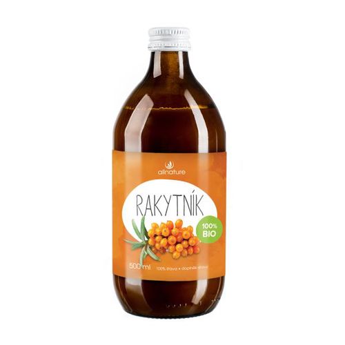 Allnature Rakytníková šťava 100% Bio 500 ml