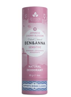 Ben & Anna Tuhý dezodorant Sensitive (60 g) - Čerešňový kvet