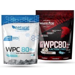 WPC 80 Lactose Free – srvátkový proteín bez laktózy 1kg Bez príchute