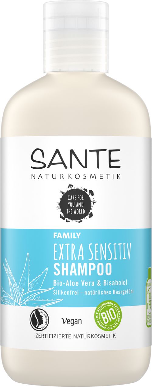 Sante - Šampon extra sensitiv, Bio aloe vera & bisabolol, 250 ml