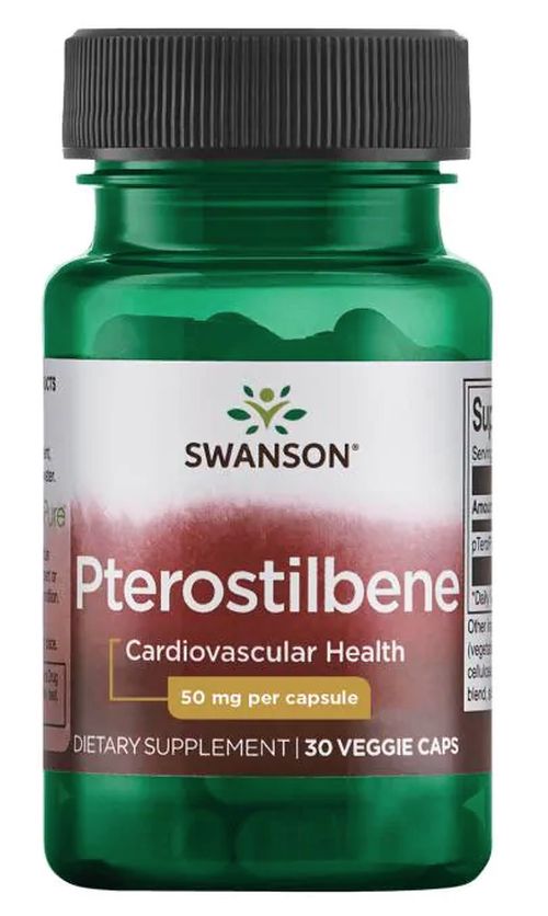 Swanson Pterostilben - 50 mg, 30 rostlinných kapslí