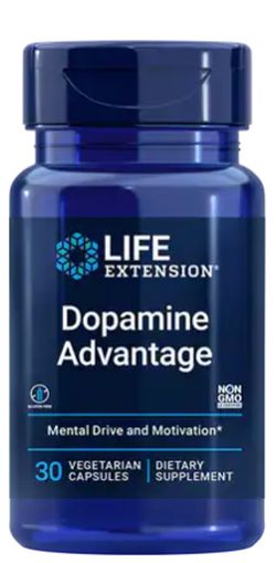 Life Extension Dopamine Advantage (podpora dopaminu), 30 rostlinných kapslí