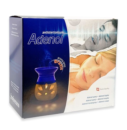 Adenol sprej, kvapky a lampa proti chrápaniu