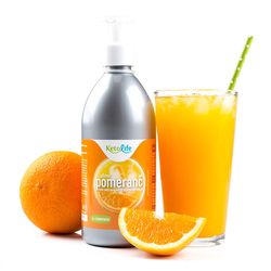 KetoLife Low Carb sirup – príchuť pomaranč (500 ml) - 100% keto diéta