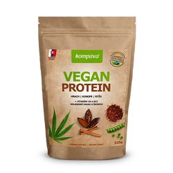 VEGAN PROTEIN 525 g/15 dávok, čokoláda-škorica