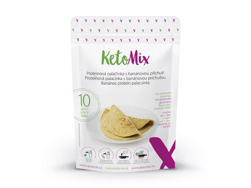 KetoMix Proteínová palacinka s banánovou príchuťou (10 porcií)