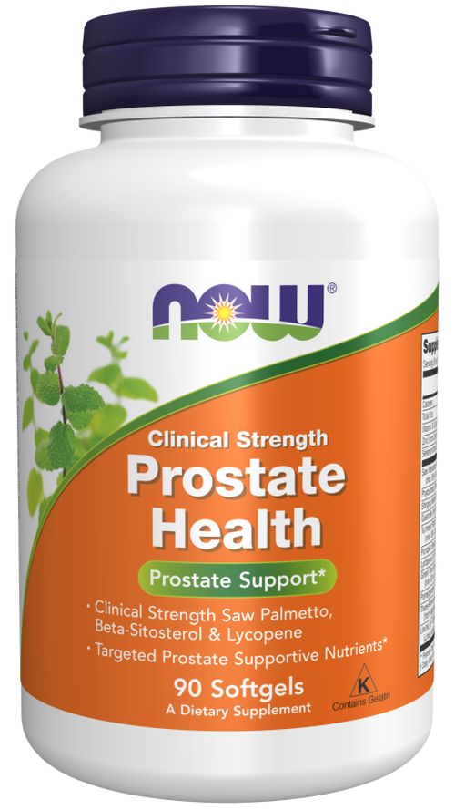 NOW® Foods NOW Prostate Health Clinical Strength (zdraví prostaty), 90 softgelových kapslí