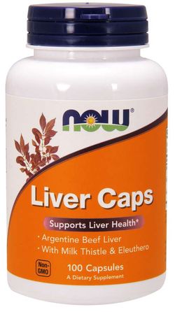 NOW® Foods NOW Liver Caps (podpora jater), 100 kapslí